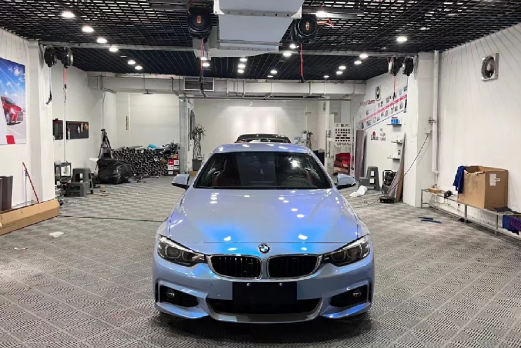 Gloss Diamond Gray Blue Car Vinyl Wrap review Calvert’s