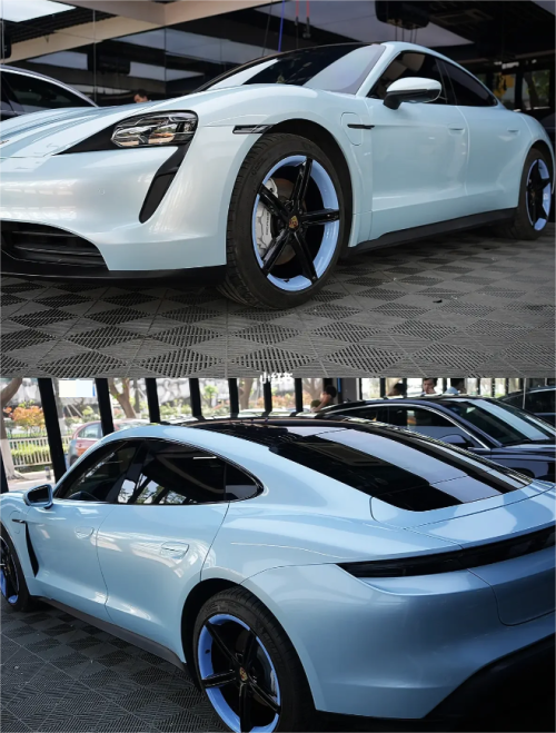 Super Gloss Macaron Blue Car Vinyl Wrap review 