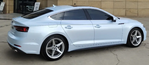 Super Gloss Macaron Blue Car Vinyl Wrap review 