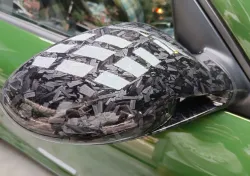 Gloss Black Forged Carbon Car Vinyl Wrap review Casey Hatfield