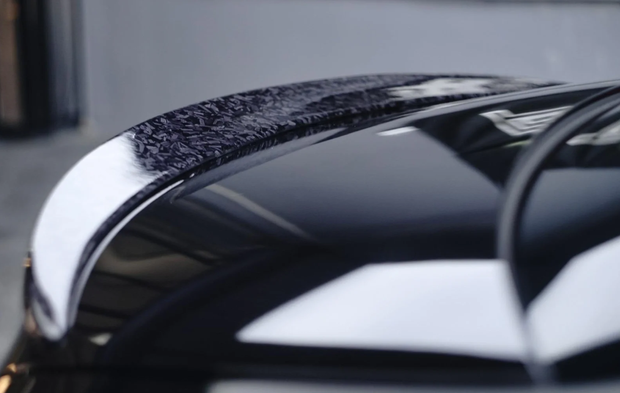 Gloss Black Forged Carbon Car Vinyl Wrap review 0
