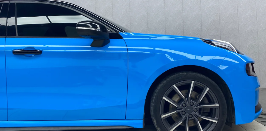Gloss Crystal Blue Sky Car Vinyl Wrap review 0