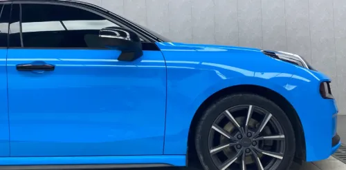 Gloss Crystal Blue Sky Car Vinyl Wrap review 