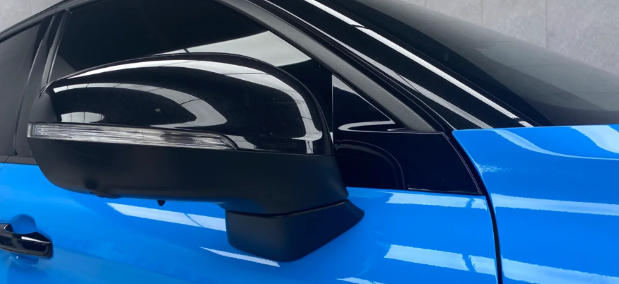 Gloss Crystal Blue Sky Car Vinyl Wrap review 1