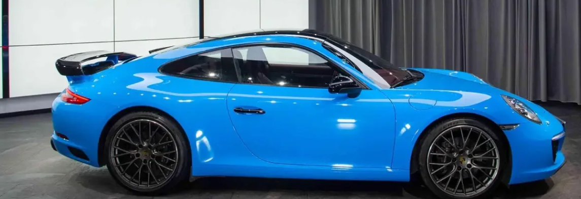 Gloss Crystal Blue Sky Car Vinyl Wrap review 1