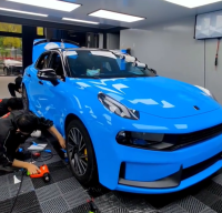 Gloss Crystal Blue Sky Car Vinyl Wrap review 0