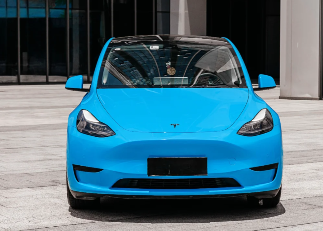 Gloss Crystal Blue Sky Car Vinyl Wrap review 0