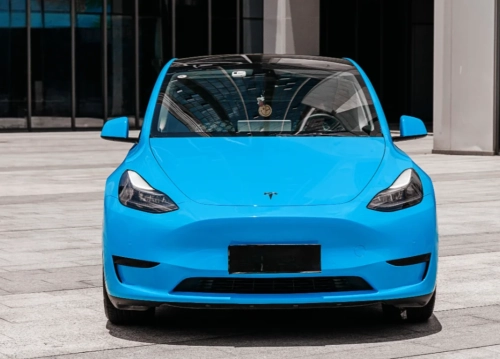 Gloss Crystal Blue Sky Car Vinyl Wrap review 