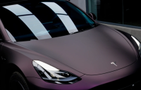 Matte Dark Purple Vinyl Wrap Car Wrap review 1