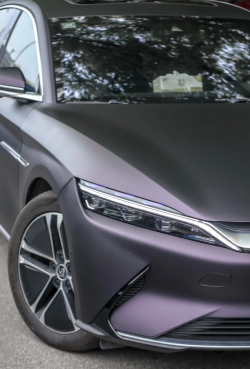 Matte Dark Purple Vinyl Wrap Car Wrap review 