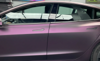 Matte Dark Purple Vinyl Wrap Car Wrap review 0