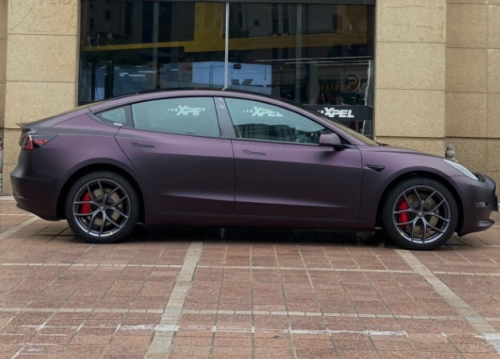 Matte Dark Purple Vinyl Wrap Car Wrap review 
