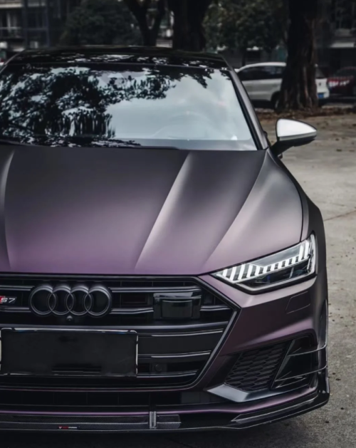 Matte Dark Purple Vinyl Wrap Car Wrap review 