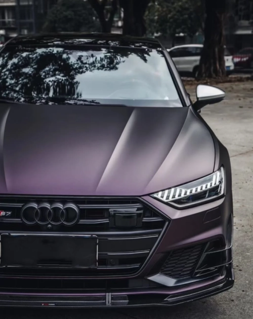 Matte Dark Purple Vinyl Wrap Car Wrap review 