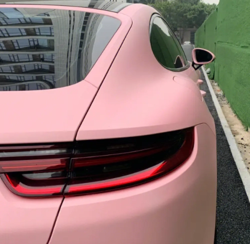  Super Matte Rose Pink Car Vinyl Wrap review 