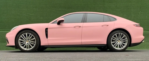  Super Matte Rose Pink Car Vinyl Wrap review 