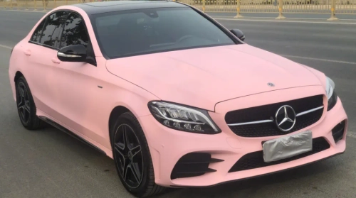  Super Matte Rose Pink Car Vinyl Wrap review 