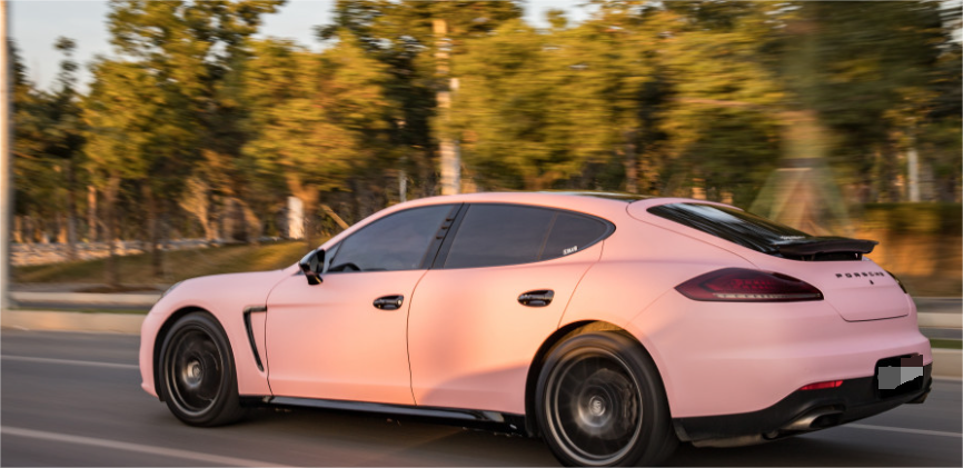  Super Matte Rose Pink Car Vinyl Wrap review 0