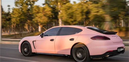  Super Matte Rose Pink Car Vinyl Wrap review 