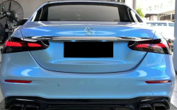 Gloss Diamond Gray Blue Car Vinyl Wrap review Rick 01