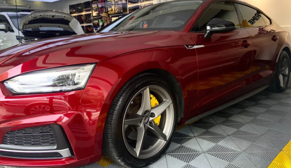 Gloss Metallic Cherry Red Car Vinyl Wrap review 1