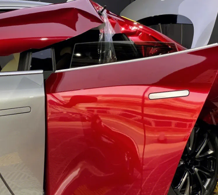 Gloss Metallic Cherry Red Car Vinyl Wrap review 0