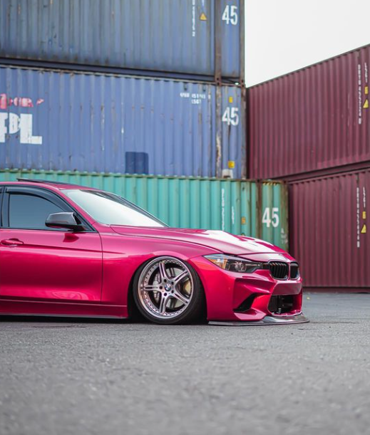 Gloss Metallic Vampire Red Car Vinyl Wrap review 3