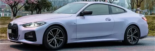 Twin-Color Silver Purple Car Vinyl Wrap  review 