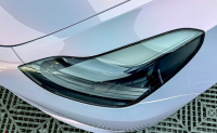  Gloss Metallic Pink to White Car Vinyl Wrap  review 4