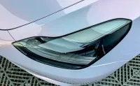  Gloss Metallic Pink to White Car Vinyl Wrap  review 4