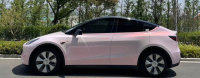  Gloss Metallic Pink to White Car Vinyl Wrap  review 0