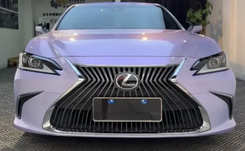 Twin-Color Silver Purple Car Vinyl Wrap  review 