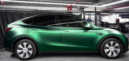 Super Matte Venom Green Car Vinyl Wrap review 