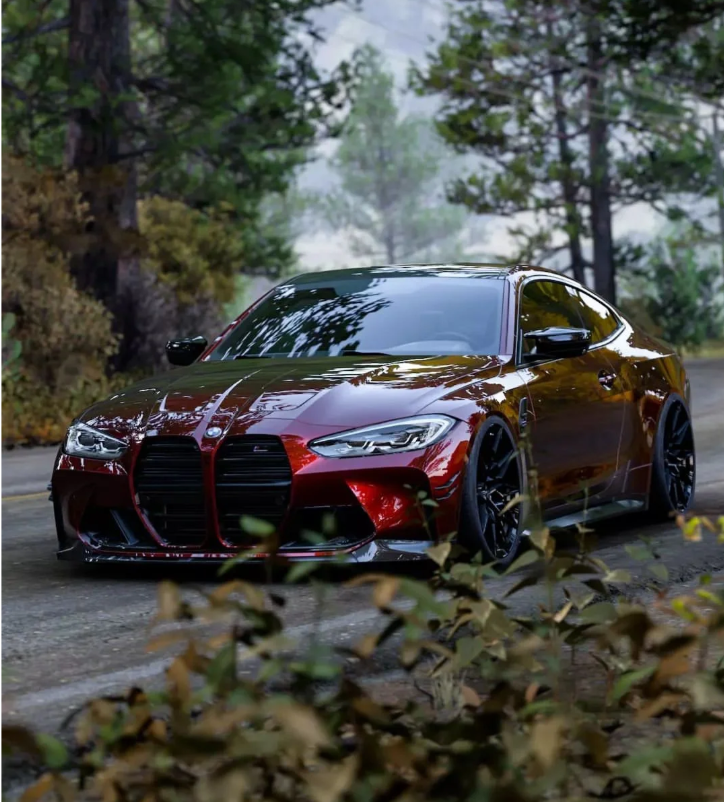 PET Gloss Shifting Red to Black Car Vinyl Wrap review 2