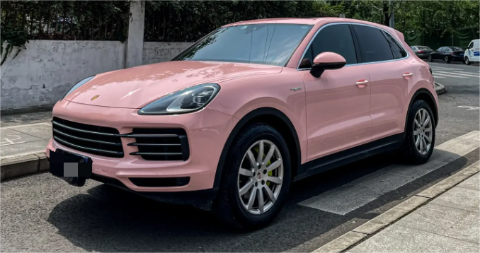 Super Gloss Pale Pink Car Vinyl Wrap review 0