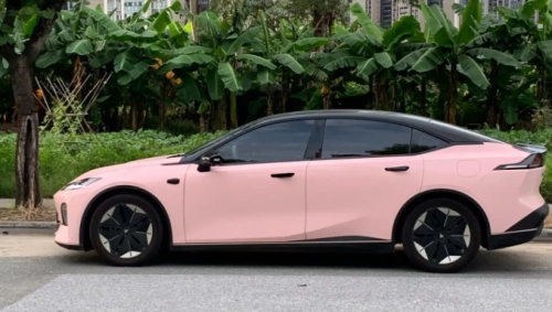 Super Gloss Pale Pink Car Vinyl Wrap review 