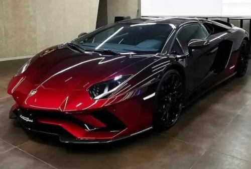 PET Gloss Shifting Red to Black Car Vinyl Wrap review 
