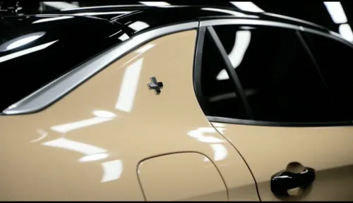  Super Gloss Sandstorm Yellow Desert Yellow Car Vinyl Wrap review 