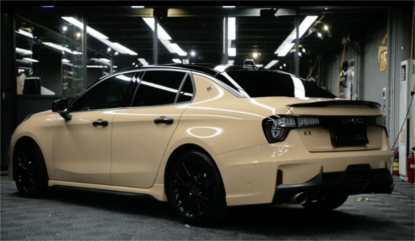 Super Gloss Sandstorm Yellow Desert Yellow Car Vinyl Wrap review 1