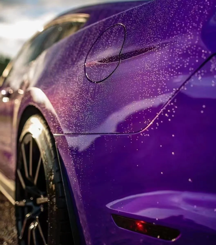 Gloss Metallic Plum Explosion Purple Car Vinyl Wrap review 3