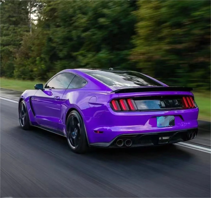 Gloss Metallic Plum Explosion Purple Car Vinyl Wrap review 1