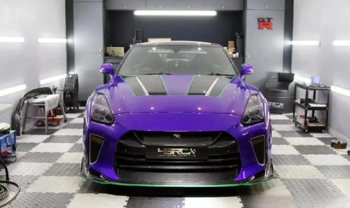 Gloss Metallic Plum Explosion Purple Car Vinyl Wrap review 