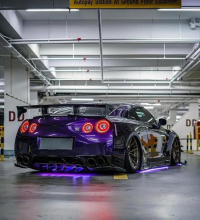 PET Gloss Metallic Midnight Purple Car Vinyl Wrap review 6