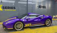 Gloss Metallic Plum Explosion Purple Car Vinyl Wrap review 3