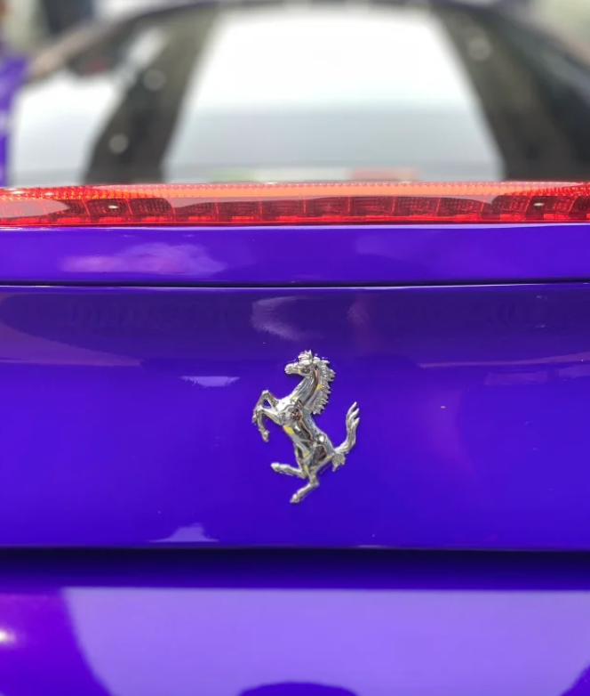 Gloss Metallic Plum Explosion Purple Car Vinyl Wrap review 4