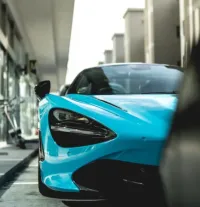 Gloss Crystal Blue Sky Car Vinyl Wrap review 3