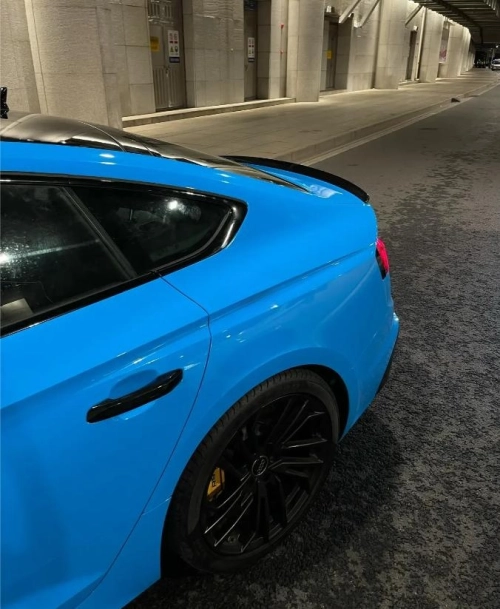 Gloss Crystal Blue Sky Car Vinyl Wrap review 