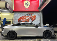 Matte Metallic Metal Silver Car Vinyl Wrap review 1