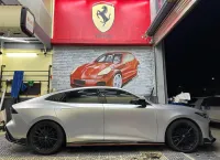 Matte Metallic Metal Silver Car Vinyl Wrap review 1