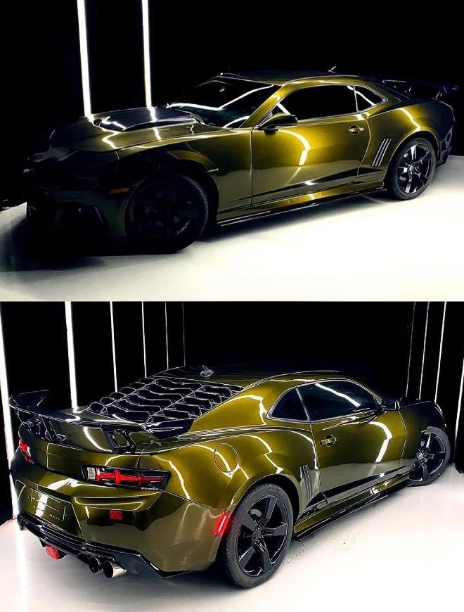 Gloss Metallic Midnight Gold Car Vinyl Wrap review 0